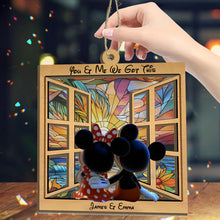 Load image into Gallery viewer, Personalized You &amp; Me We Got This Suncatcher Gift for Couples
