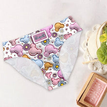 Load image into Gallery viewer, Personalized Cute Mouse Ears Floral Women's Briefs Unique Gift

