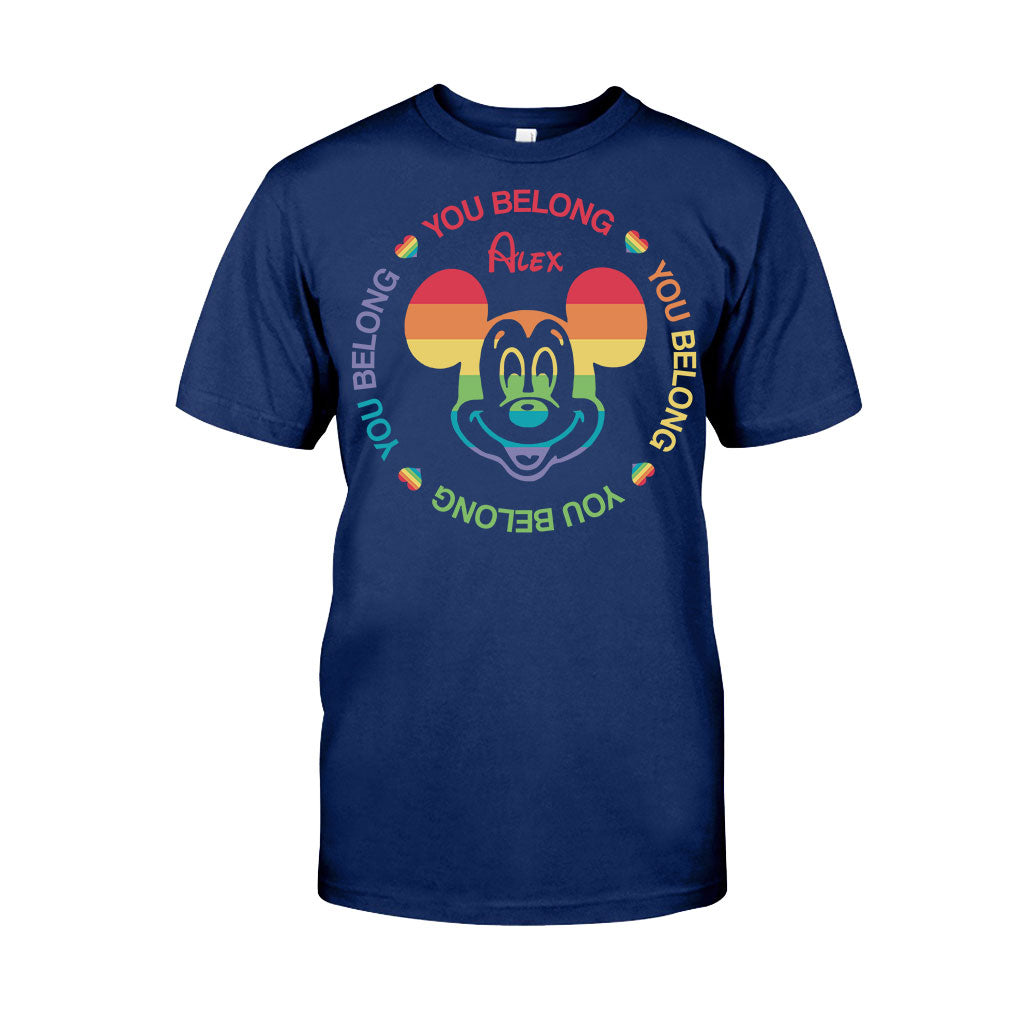 Personalized LGBT Pride T-shirt & Hoodie with Custom Name