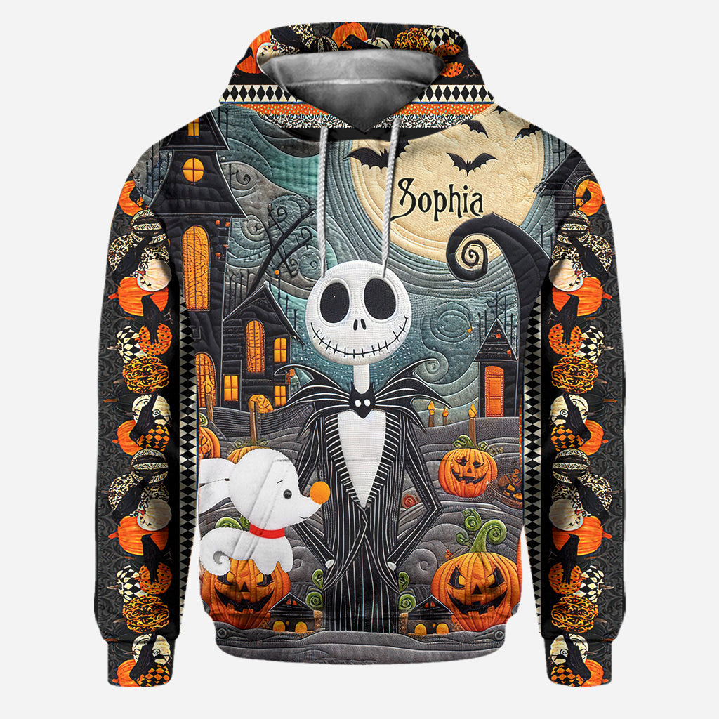 Personalized Halloween Hoodie & Leggings Set for Women | Custom Name Gift