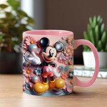 Load image into Gallery viewer, Personalized Ceramic Accent Mug with Magical Mouse Design for Christmas or Birthday
