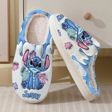 Load image into Gallery viewer, Personalized Ohana Slippers Custom Name Gift for Family

