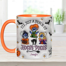 Load image into Gallery viewer, Personalized Halloween Ohana Ceramic Mug Custom Name Gift

