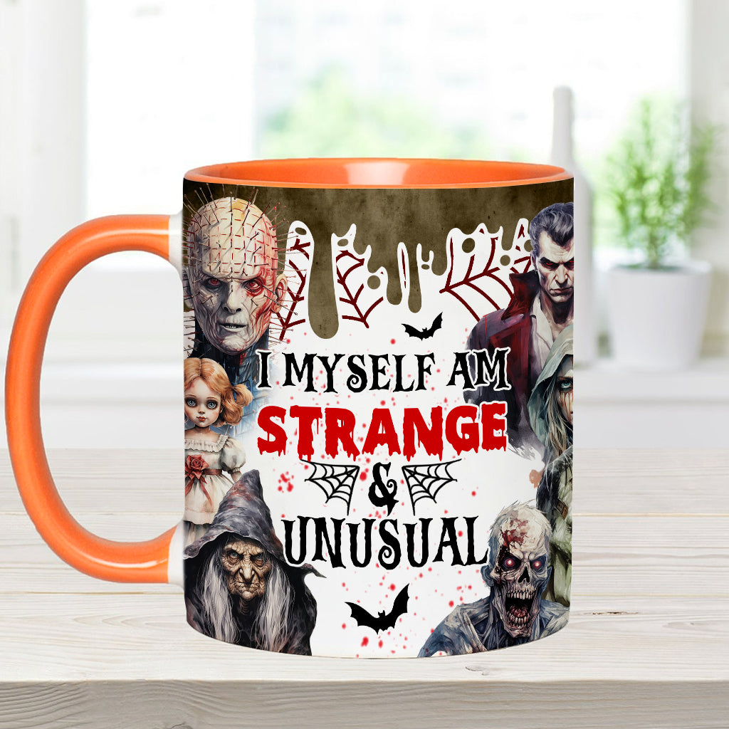 Personalized Horror-Themed Accent Mug Custom Name Gift