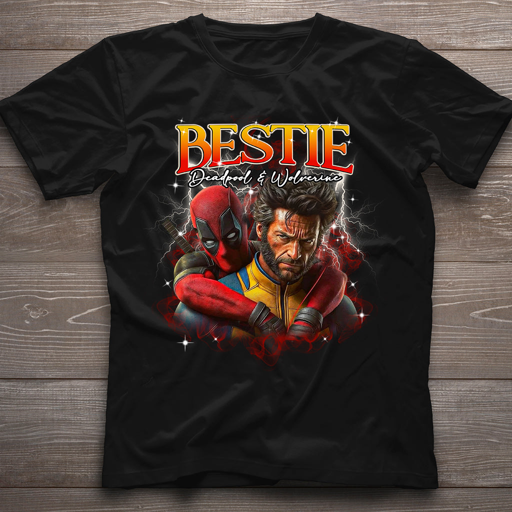 Personalized 90s Vintage Bootleg Tee Custom Bestie Shirt Gift