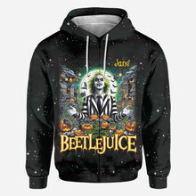 Load image into Gallery viewer, Personalized Beetlejuice All Over Shirt Custom Name Halloween Gift
