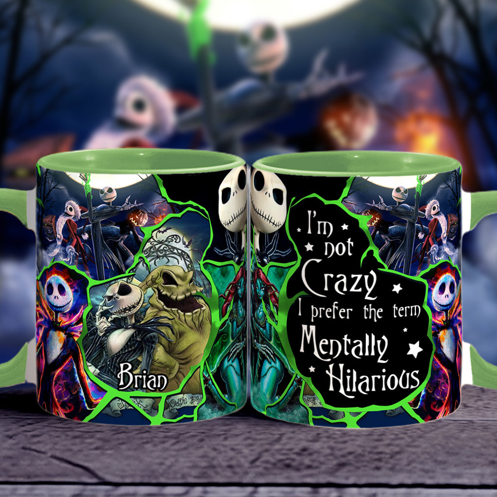 Personalized Nightmare Accent Mug Custom Name Funny Gift for Friends