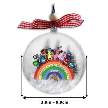 Load image into Gallery viewer, Personalized Snow Globe Ornament Custom Name Holiday Gift
