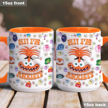 Load image into Gallery viewer, Personalized Two-Tone Accent Mug Custom Name Gift for Birthday
