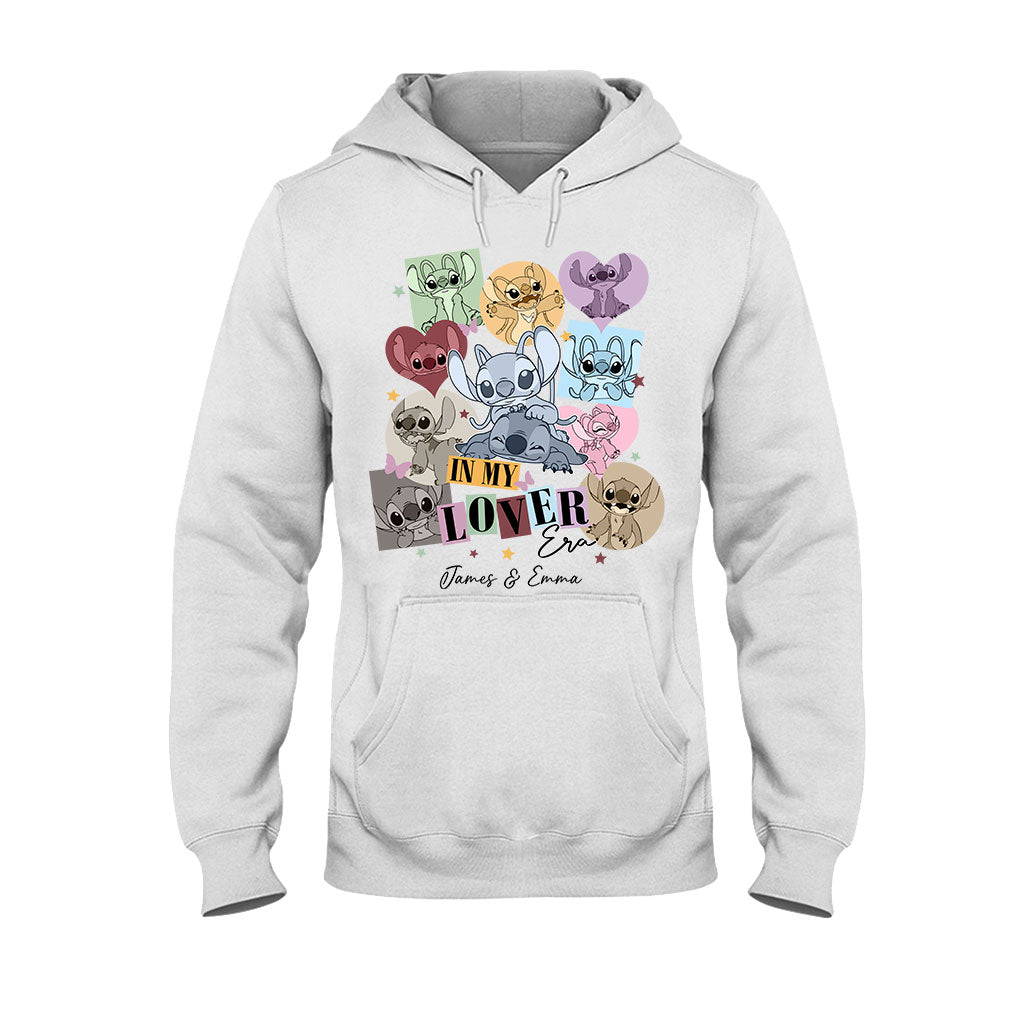 Personalized Couple T-shirt & Hoodie with Custom Names Gift for Her & Him