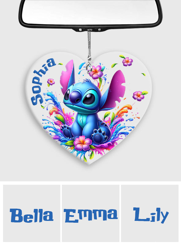 Personalized Transparent Car Ornament Custom Name Gift for Loved Ones