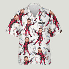 Load image into Gallery viewer, Personalized Cartoon Hawaiian Shirt Custom Name Gift for Him
