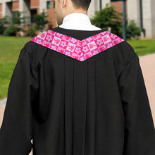 Load image into Gallery viewer, Personalized Pink Graduation Stole Custom Name for Seniors
