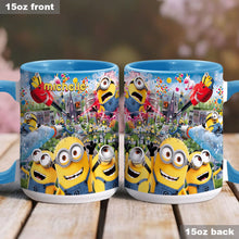 Load image into Gallery viewer, Personalized Minions Accent Mug Custom Name Gift for Kids
