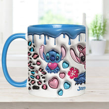 Load image into Gallery viewer, Personalized Ohana Accent Mug Custom Name Gift for Couples
