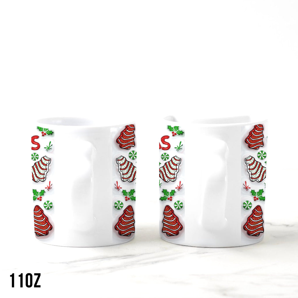 Personalized Couple Matching Heart Handle Mugs Christmas Gift
