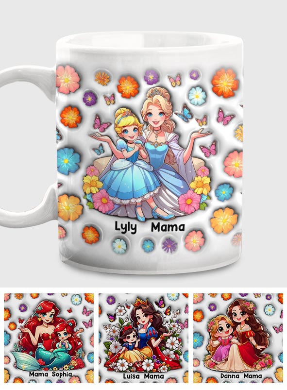 Personalized Mother-Daughter Mouse Mug Custom Name Gift