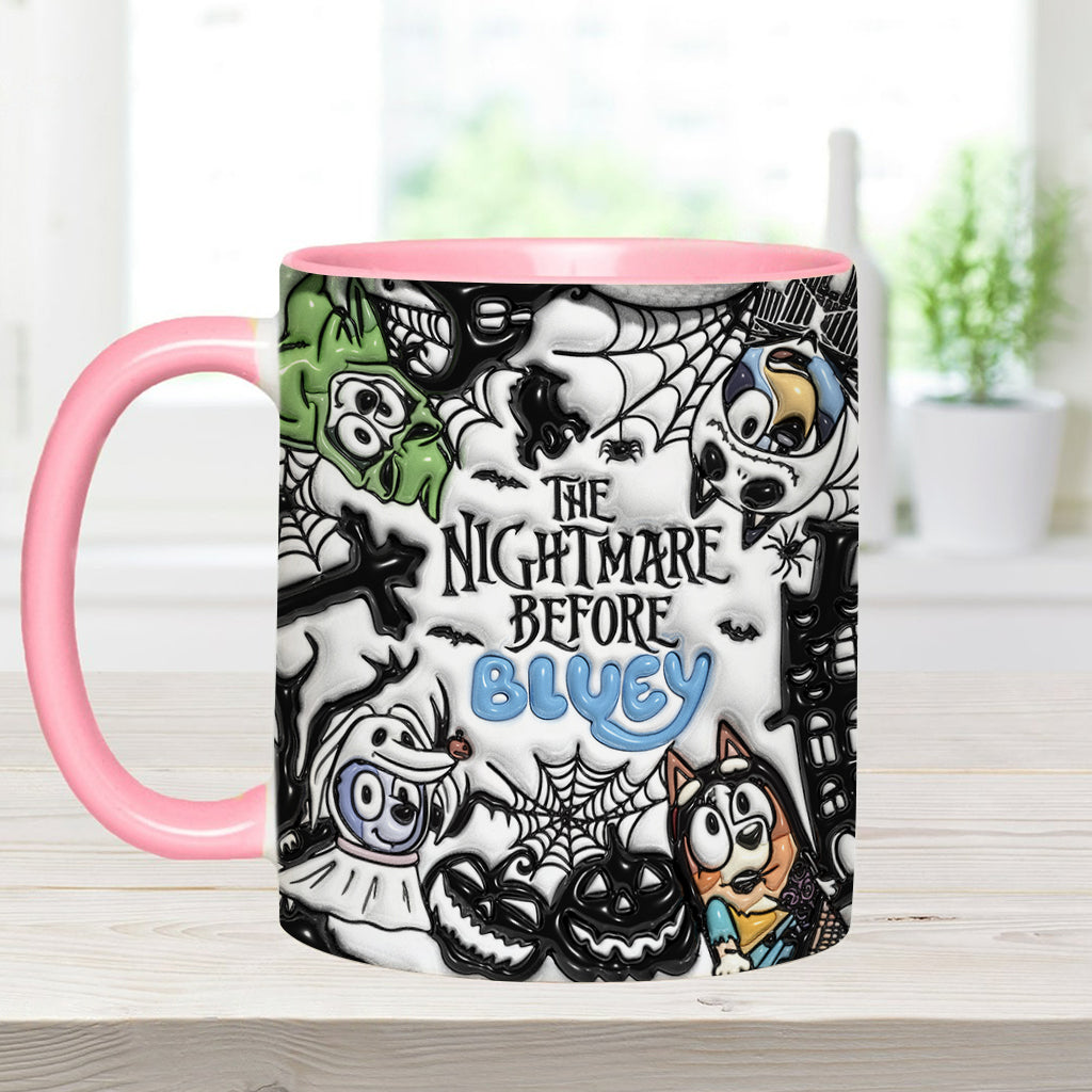 Personalized Nightmare Accent Mug Custom Name Gift for Halloween