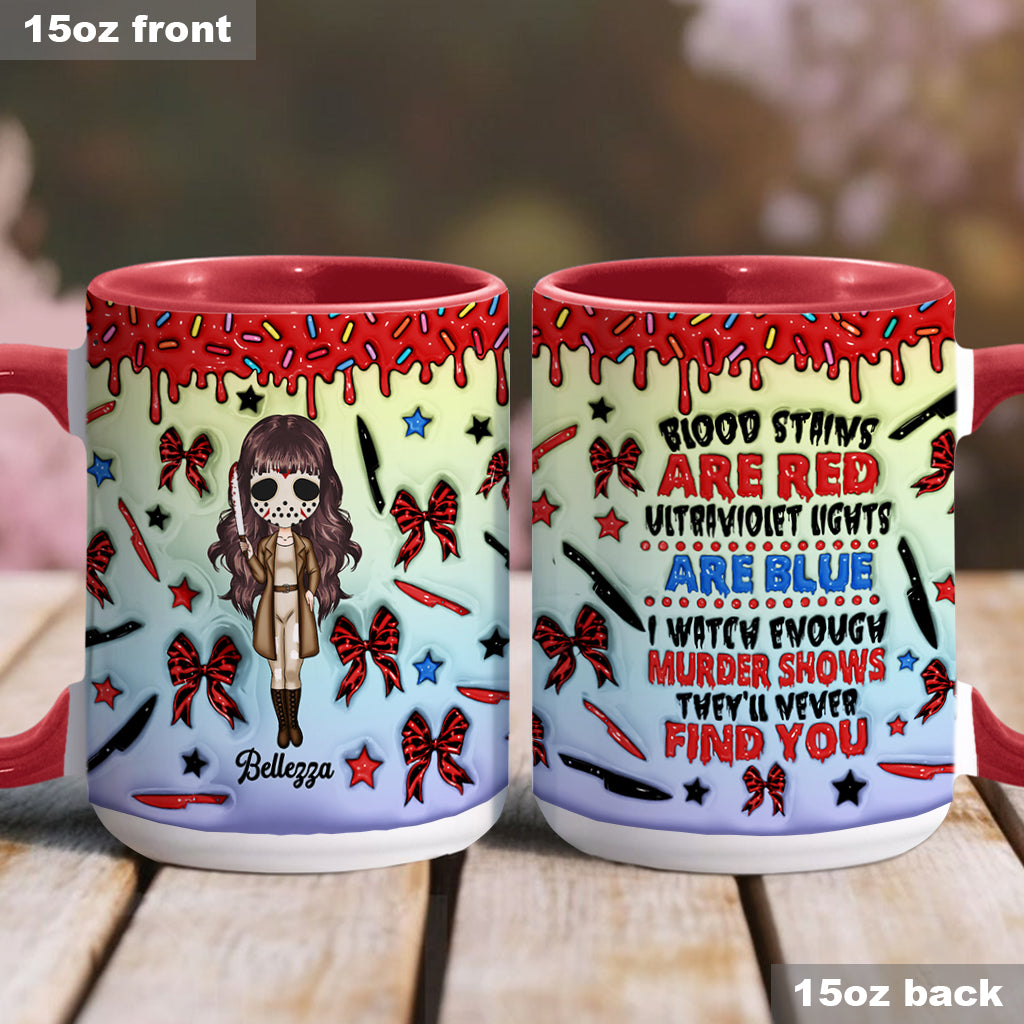 Personalized Accent Mug for Murder Mystery Lovers - Fun Gift