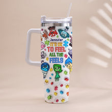 Load image into Gallery viewer, Personalized Autism Awareness Tumbler with Handle for Kids
