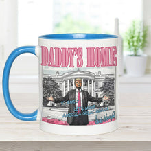 Load image into Gallery viewer, Personalized Two-Tone Accent Mug Custom Name Gift for Dad
