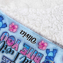 Load image into Gallery viewer, Personalized Ohana Blanket Hoodie Custom Name Soft Gift
