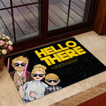Load image into Gallery viewer, Personalized Family Doormat Custom Name Hello There Gift

