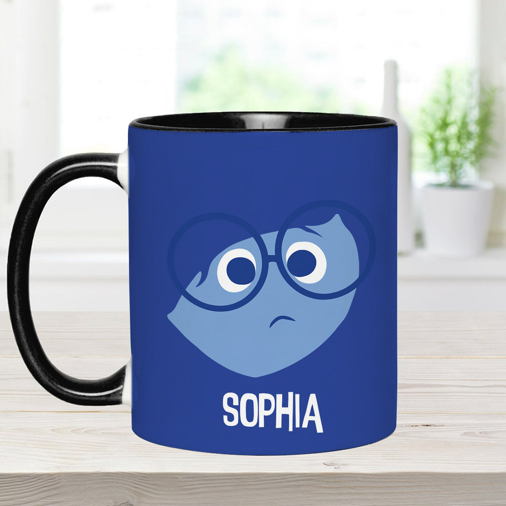Personalized Two-Tone Accent Mug Custom Name Gift