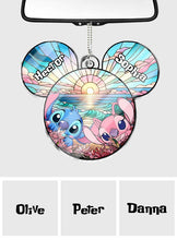 Load image into Gallery viewer, Personalized Ohana Car Ornament Custom Name Gift for Mom/Dad
