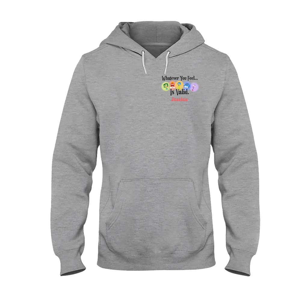 Personalized Inside Out T-shirt Custom Message Gift Idea