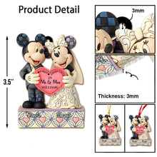 Load image into Gallery viewer, Personalized First Christmas Mouse Ornament Custom Name Gift
