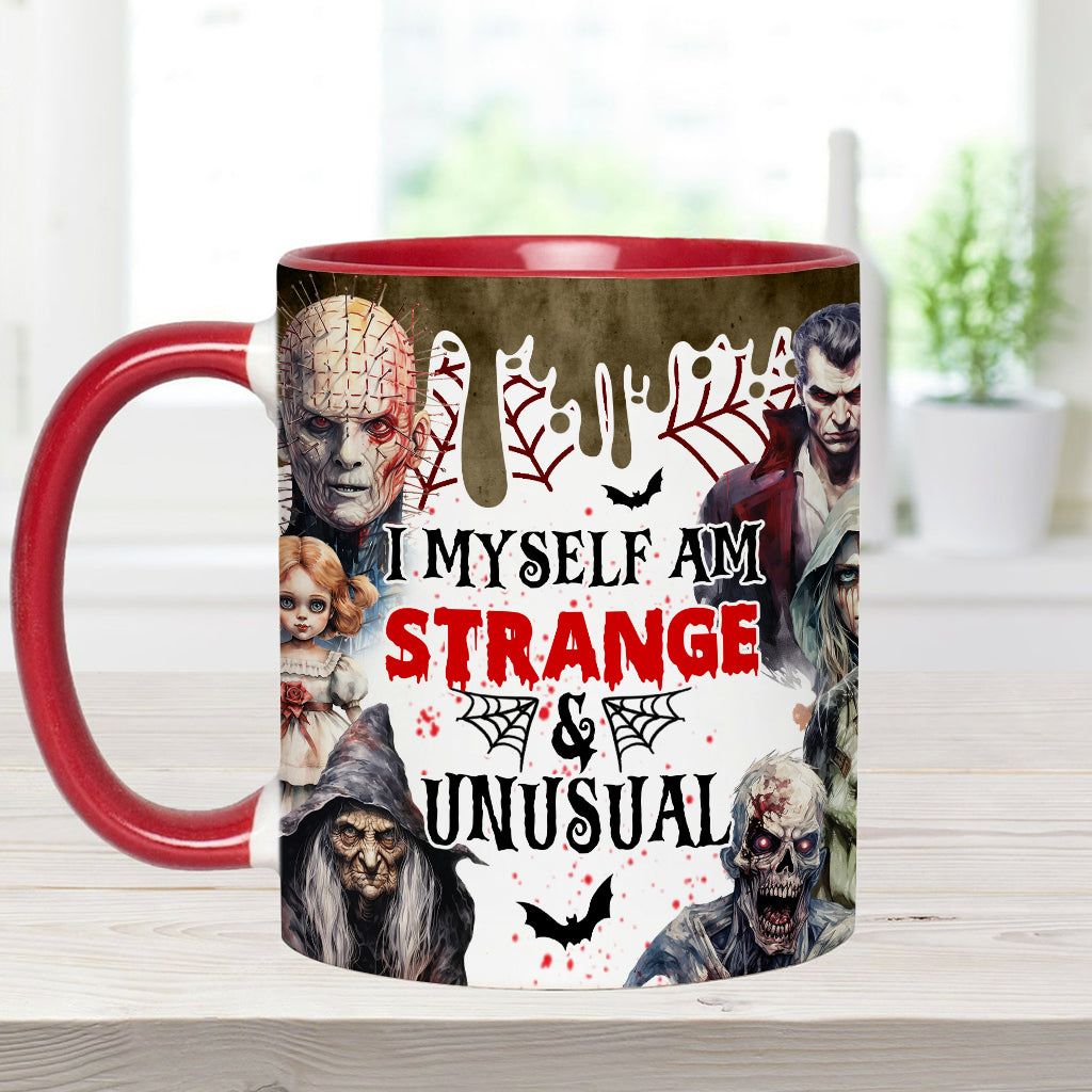 Personalized Horror-Themed Accent Mug Custom Name Gift