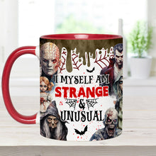 Load image into Gallery viewer, Personalized Horror-Themed Accent Mug Custom Name Gift
