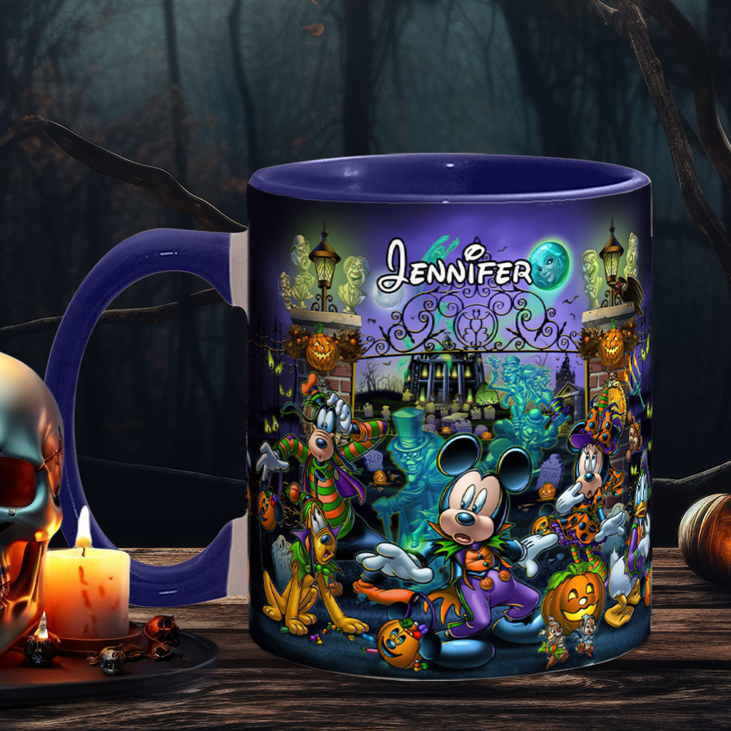 Personalized Halloween Accent Mug Custom Name Gift Idea