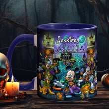 Load image into Gallery viewer, Personalized Halloween Accent Mug Custom Name Gift Idea
