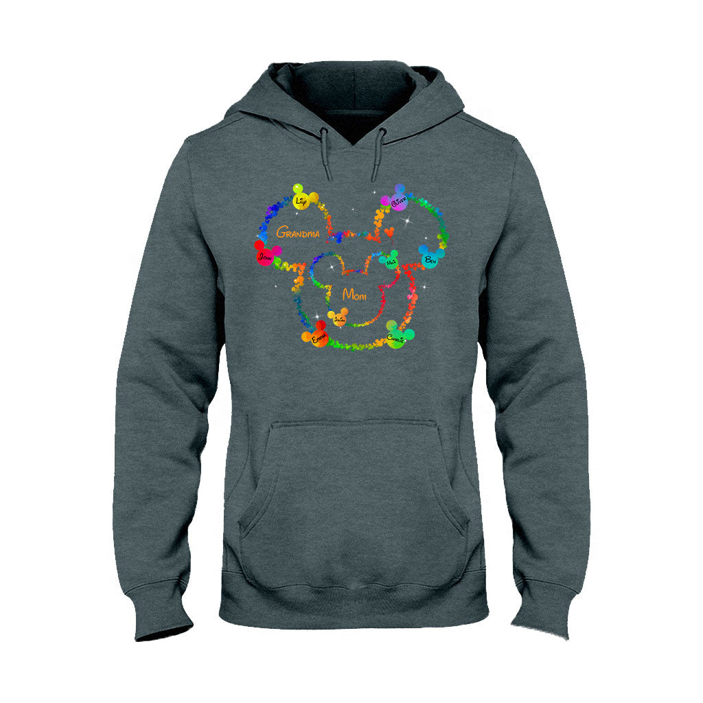 Personalized Mom Grandma Mouse T-shirt & Hoodie Gift for Mother's Day