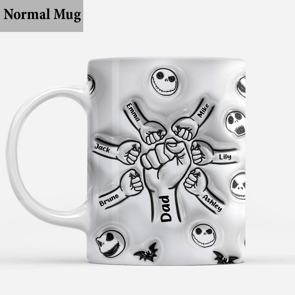 Personalized Nightmare Mug Custom Name Gift for Dad Halloween