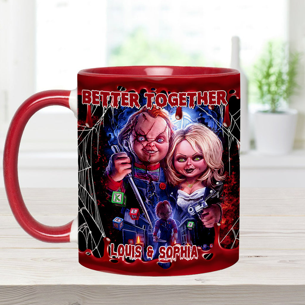 Personalized Chucky & Tiffany Accent Mug Custom Name Gift