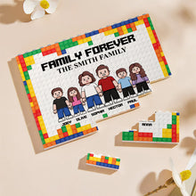 Load image into Gallery viewer, Personalized Family Building Brick Blocks Customizable Family Name Gift
