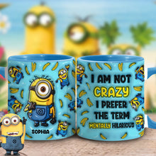 Load image into Gallery viewer, Personalized Ceramic Accent Mug Funny Quote Custom Name Gift
