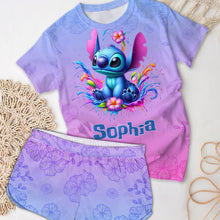Load image into Gallery viewer, Personalized All Over Shirt &amp; Shorts Set with Custom Name for Kids
