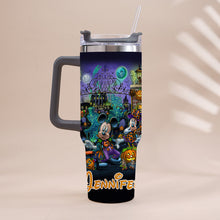 Load image into Gallery viewer, Personalized Halloween Tumbler with Handle for Drinks
