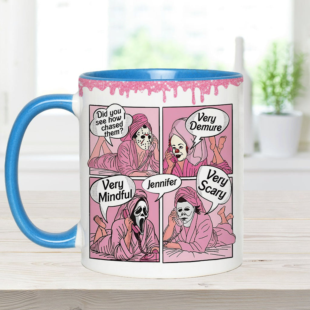 Personalized Spooky Accent Mug Custom Name Unique Gift