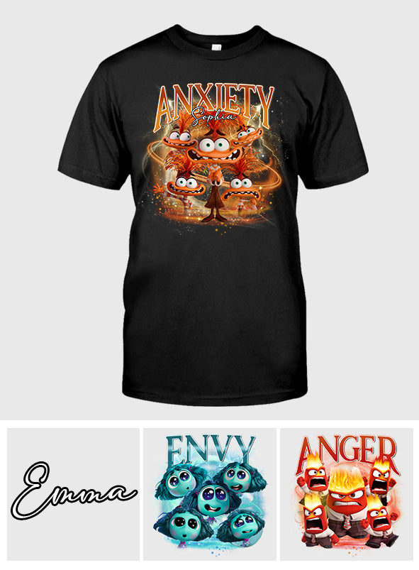 Personalized Emotion T-shirt & Hoodie Custom Name Gift