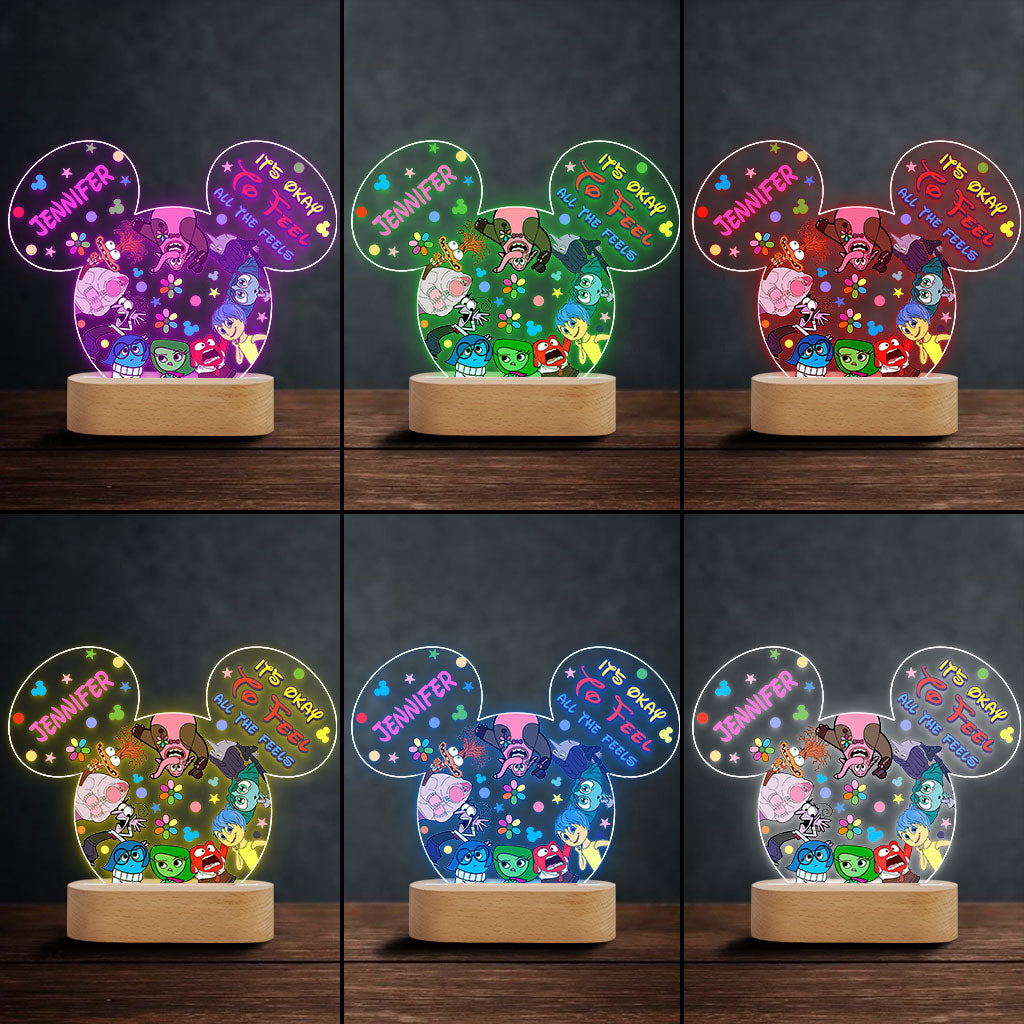 Personalized Acrylic Shaped Light Plaque Custom Name Gift
