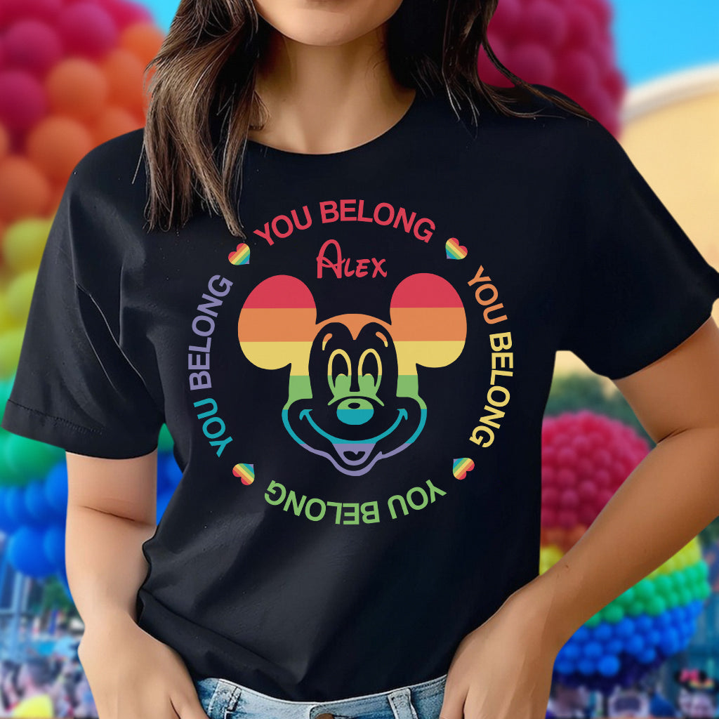 Personalized LGBT Pride T-shirt & Hoodie with Custom Name