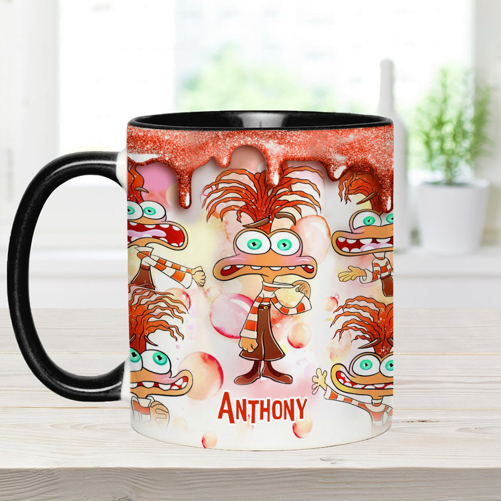 Personalized Two-Tone Accent Mug Custom Name Gift