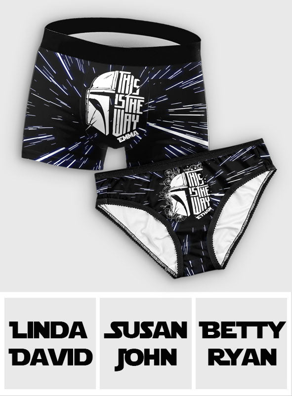 Personalized Star Wars Briefs & Boxer Briefs Gift for Couple