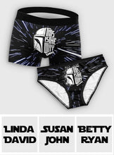 Load image into Gallery viewer, Personalized Star Wars Briefs &amp; Boxer Briefs Gift for Couple
