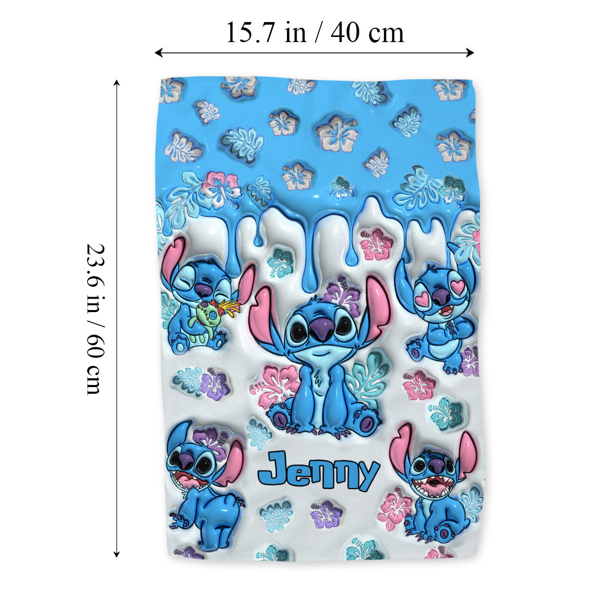 Personalized Ohana Towel Custom Name Hawaiian Gift for Family